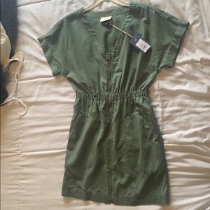 Army green dress